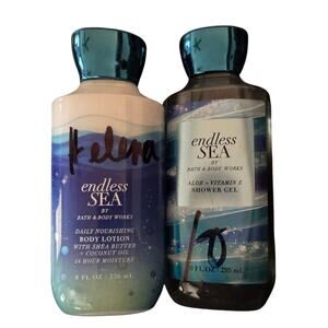 Bath & Body works Endless Sea Shower gel and bodylotion